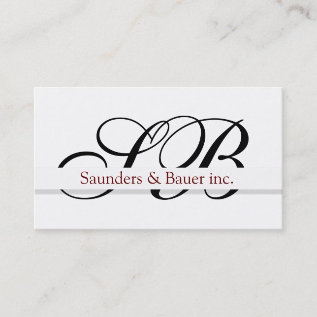 Modern Business Card (Front)