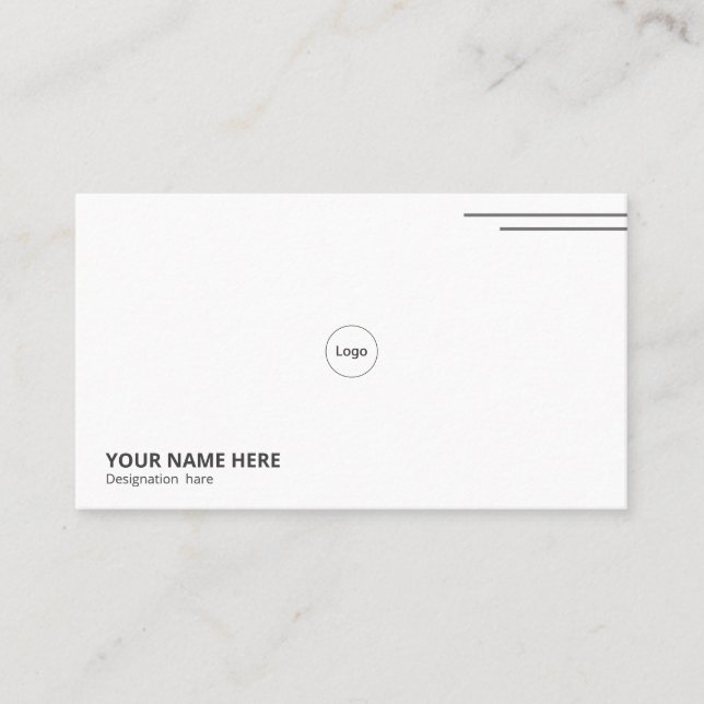 Modern Business Card (Front)