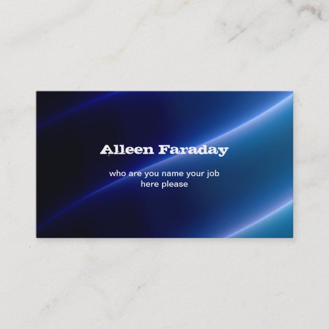modern business card (Front)