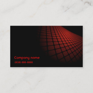 Modern Business Card Black/Red