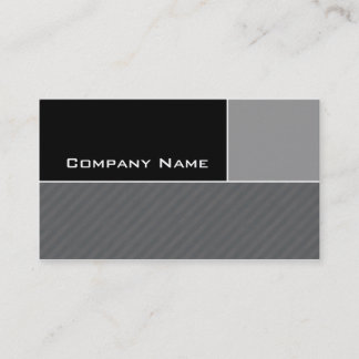 Modern Business Card Construction Grey Stripes