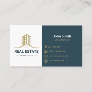 Modern Business Card for REAL ESTATE