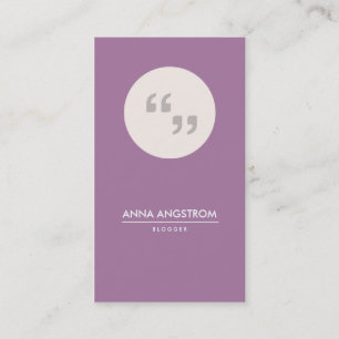 Modern Business Card No. 36