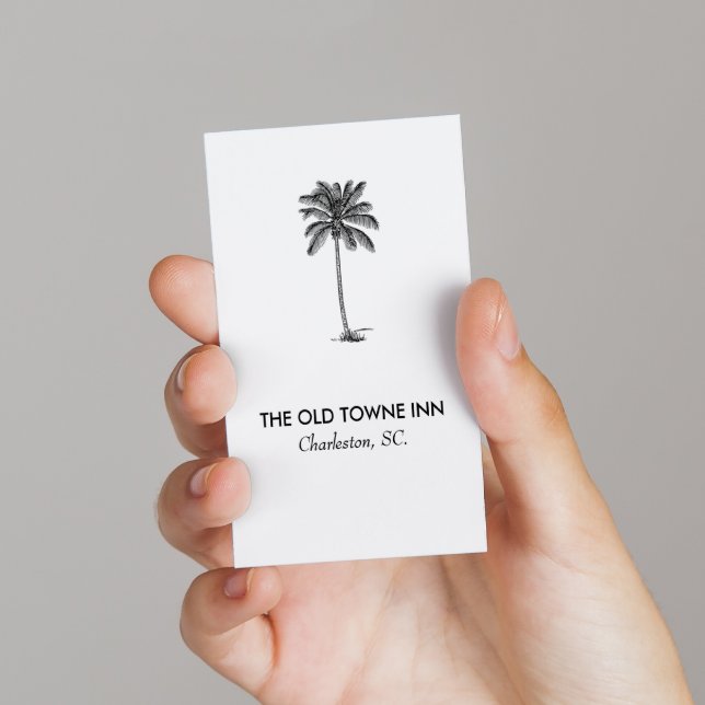 Modern Business Card No. 70 | Vintage Palm Tree (Creator Uploaded)