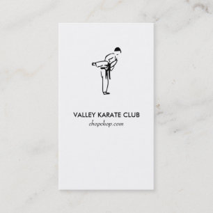 Modern Business Card No. 71   Karate