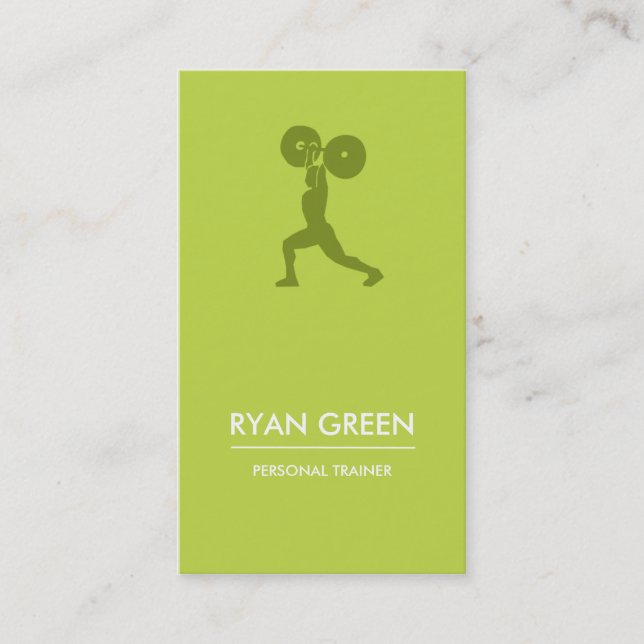 Modern Business Card | Personal Trainer (Front)