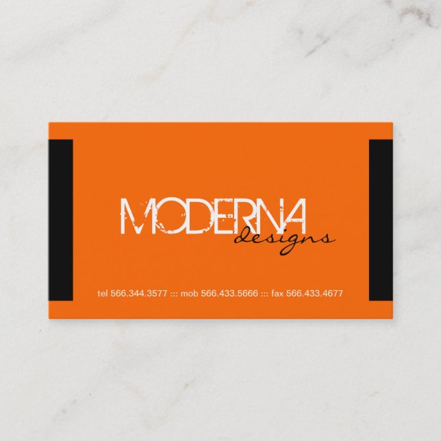 Modern Business Cards (Front)