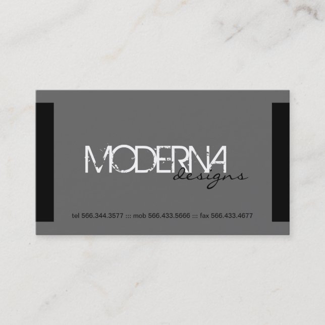 Modern Business Cards (Front)