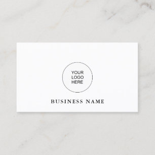 Modern Business Cards Add Company Logo Here