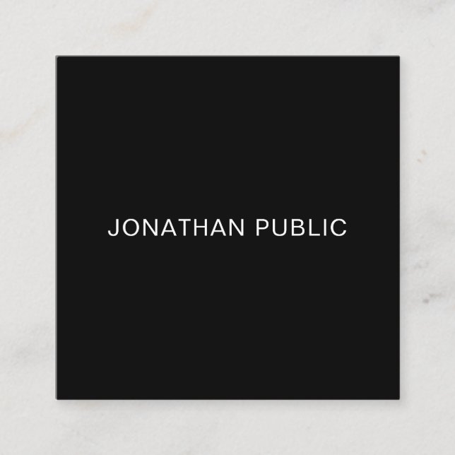 Modern Business Cards Elegant Professional Simple (Front)