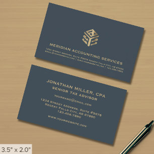 Modern Business Cards for Accountants