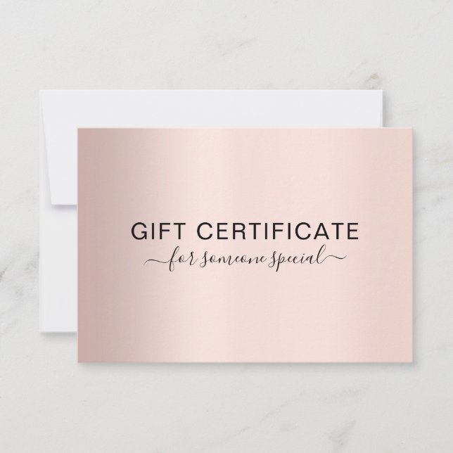 MODERN BUSINESS CERTIFICATE gift for you (Front)