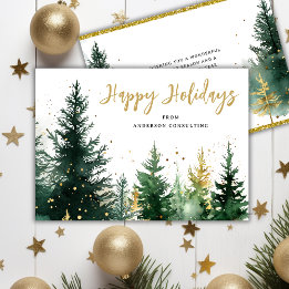 Modern Business Christmas Holiday Card