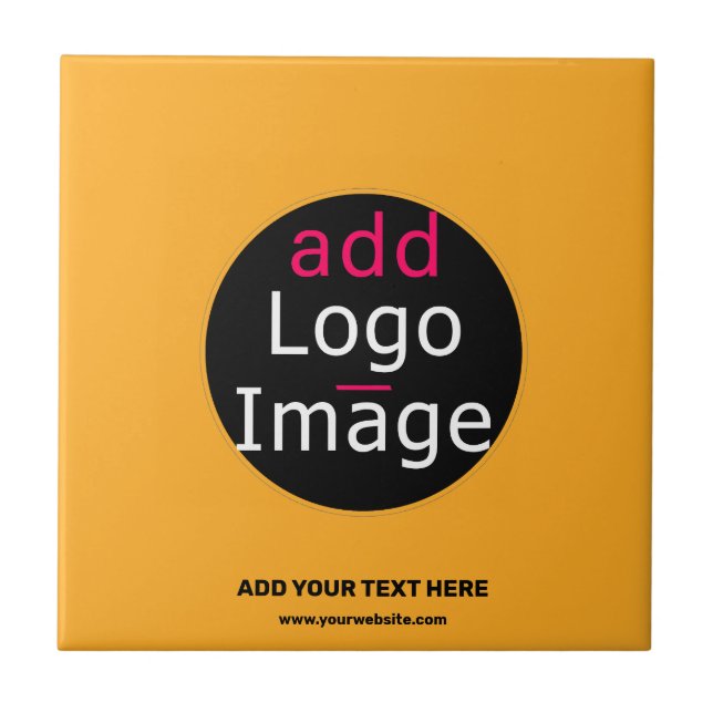 Modern Business Custom Macaroni & Cheese Hue  Tile (Front)