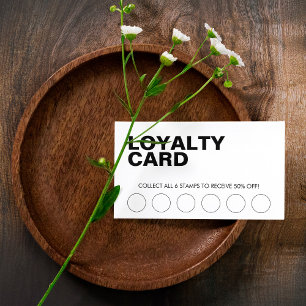 Modern Business Discount Loyalty Card