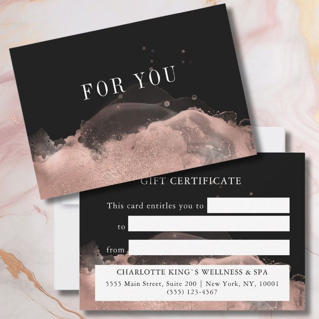 MODERN BUSINESS GIFT CERTIFICATE  (BUSINESS GIFT CERTIFICATE| for you, modern & Trends. Perfect for Beauty, Nails, Lashes, Make-up Arti)