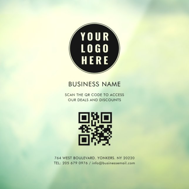 Modern Business Logo and QR Code Custom (Sheet 3)