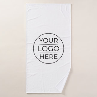 Modern Business Logo Branding Bath Towel