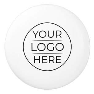 Modern Business Logo Branding Ceramic Knob