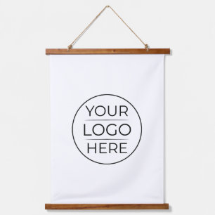 Modern Business Logo Branding Hanging Tapestry