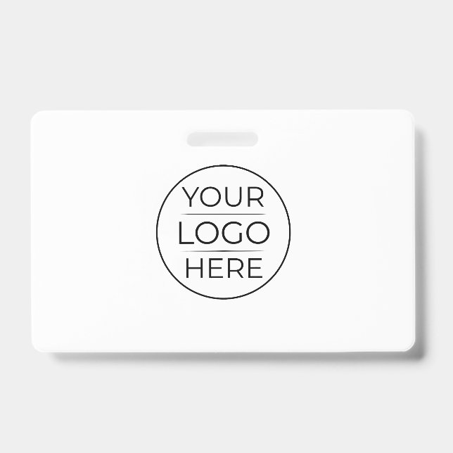 Modern Business Logo Branding ID Badge (Front)