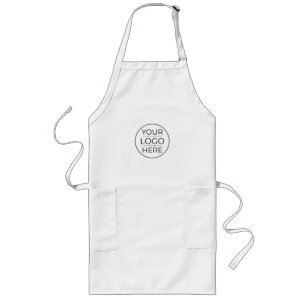 Modern Business Logo Branding Long Apron