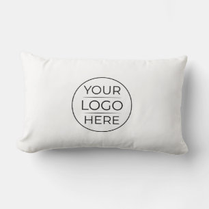 Modern Business Logo Branding Lumbar Cushion