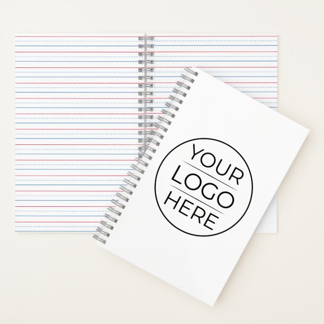 Modern Business Logo Branding  Notebook (Inside)