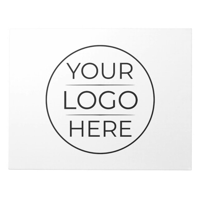 Modern Business Logo Branding Notepad (Front)