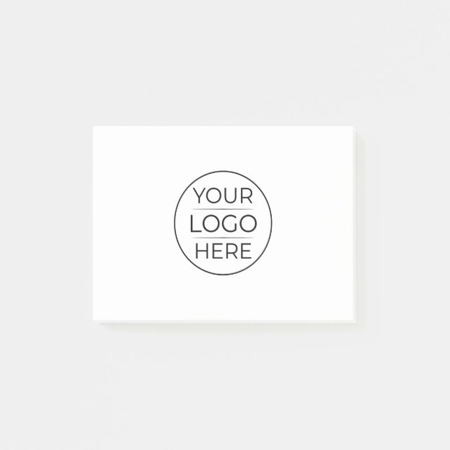 Modern Business Logo Branding Post-it Notes (Front)