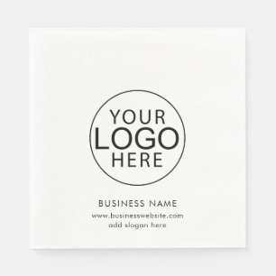 Modern Business Logo Corporate Events Paper Napkin