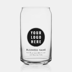 Modern Business Logo Corporate Promotional Can Glass