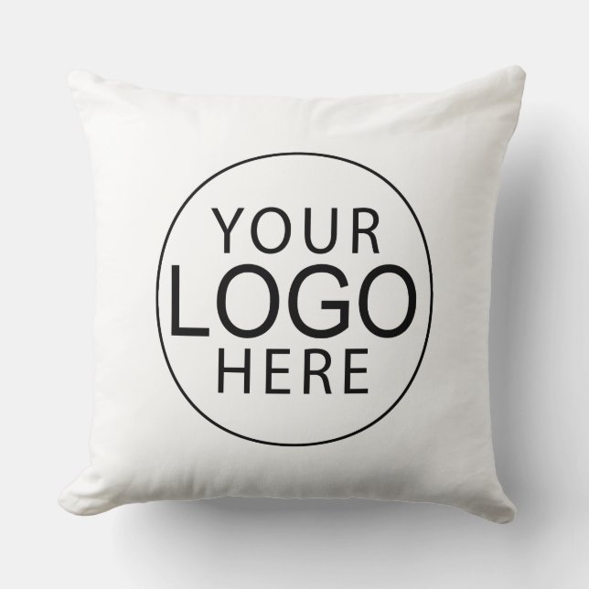 Modern Business Logo Custom Corporate Cushion (Front)