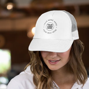 Modern Business Logo Custom Employee Company Trucker Hat