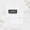 Modern Business Logo Label Clothing Hang Tag