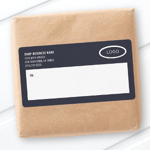 Modern Business Logo Mailing Shipping Labels