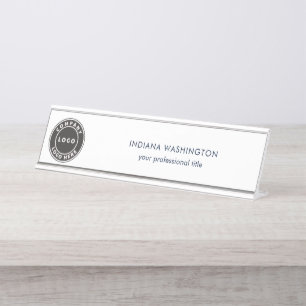 Modern Business Logo Professional Desk Name Plate