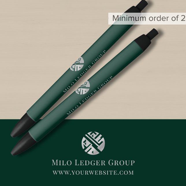 Modern Business Logo Promotional Black Ink Pen (Creator Uploaded)