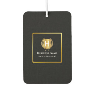 Modern Business Logo Promotional Branding Car Air Freshener