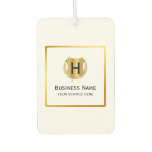 Modern Business Logo Promotional Branding Car Air Freshener