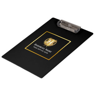Modern Business Logo Promotional Branding Clipboard