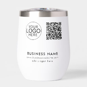 Modern Business Logo QR Code Custom