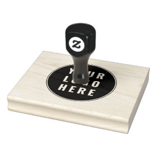 Modern Business Logo Simple Office Custom Rubber Stamp