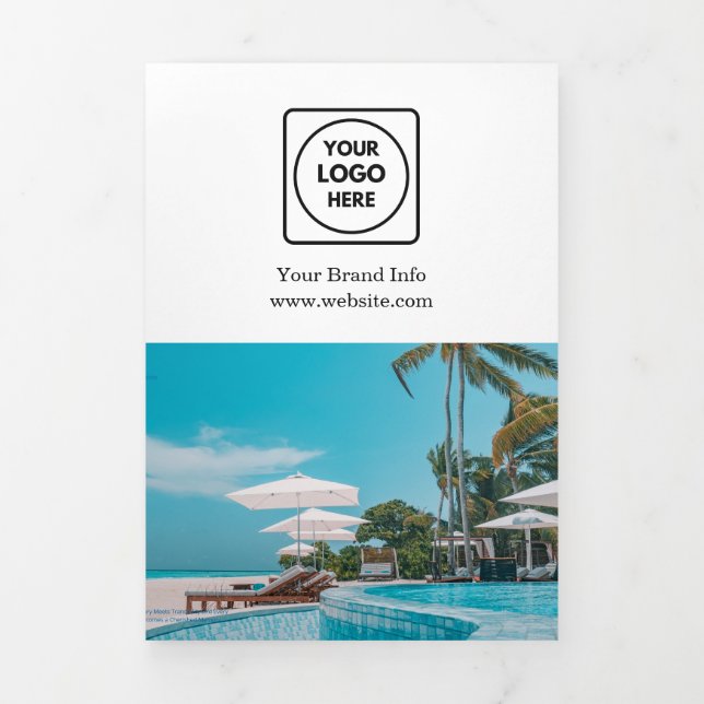 Modern Business Logo | Simple Trifold Design (Cover)