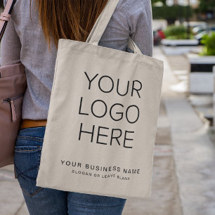 Modern Business Logo Tote Bag