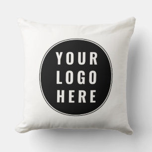 Modern Business Logo Website Custom Promotional Cushion