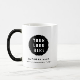 Modern Business Logo Website Promotional Custom Magic Mug