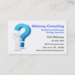 Modern Business Marketing Consulting Card