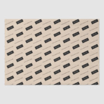 Modern Business Name Logo Packaging Beige