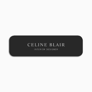 Modern Business  Name Tag